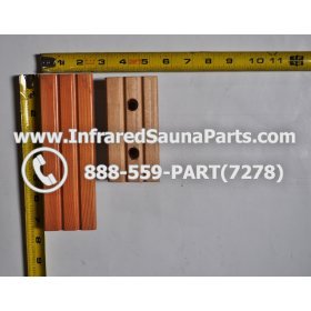 WOOD HANDLES + TOWEL HANDLES - HEMLOCK WOOD DOOR HANDLE STYLE 1 3