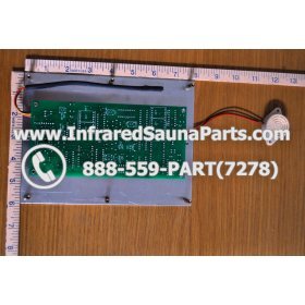 CIRCUIT BOARDS WITH  FACE PLATES - CIRCUIT BOARD WITH FACE PLATE BAMXSAUNA INFRARED SAUNA 03112006 MANUAL ON OFF SWITCH 5