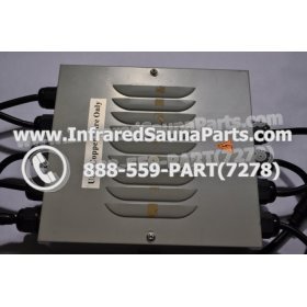 COMPLETE CONTROL POWER BOX 110V / 120V - COMPLETE CONTROL POWER BOX 110V / 120V BAMXSAUNA INFRARED SAUNA WITH 8 HEATER PLUGS v1 7