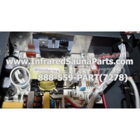 COMPLETE CONTROL POWER BOX 110V / 120V - COMPLETE CONTROL POWER BOX 110V  120V WITH 7 CIRCUIT BOARD PINS  6 FEMALE PLUGS SAUNAGEN INFRARED SAUNA 28