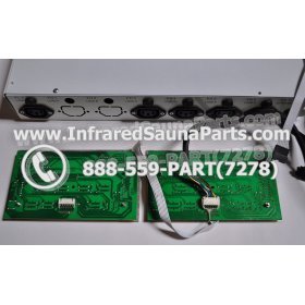 COMPLETE CONTROL POWER BOX WITH CONTROL PANEL - COMPLETE CONTROL POWER BOX WATERSTAR INFRARED SAUNA STYLE 1 WITH TWO CONTROL PANELS 3