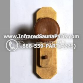 WOOD HANDLES + TOWEL HANDLES - HEMLOCK WOOD DOOR HANDLE STYLE 6 2