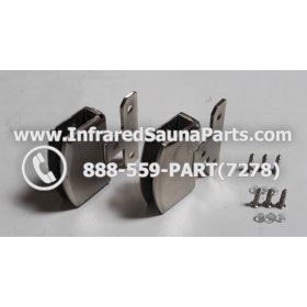 DOOR HINGES - GLASS DOOR HINGE STYLE 9 COMPLETE SET 1