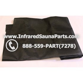 INFRARED SAUNA HEATER ACCESSORIES  - CARBON HEATER COVER IN BLACK 3