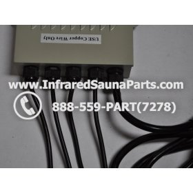 COMPLETE CONTROL POWER BOX 110V / 120V - COMPLETE CONTROL POWER BOX 110V / 120V FED INTL.INFRARED SAUNA WITH 8 HEATER PLUGS v2 6