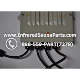 COMPLETE CONTROL POWER BOX 220V / 240V - COMPLETE CONTROL POWER BOX 220V / 240V BAMXSAUNA INFRARED SAUNA WITH 8 HEATER PLUGS v2 2