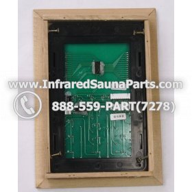 CIRCUIT BOARDS WITH  FACE PLATES - CIRCUIT BOARD WITH FACEPLATE ENLIGHTEN INFRARED SAUNA WITH HEAT LEVEL CONTROL STYLE 1 MAIN 3