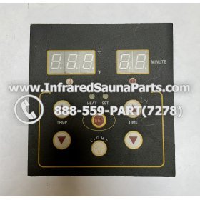 CIRCUIT BOARDS WITH  FACE PLATES - CIRCUIT BOARD WITH FACE PLATE LUX INFRARED SAUNA SECONDARY 1