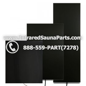 INFRARED SAUNA CARBON HEATERS - Carbon Infrared Sauna Heater / Complete Assembly Heater With Wood Trim - 110/120 - volt power source 1