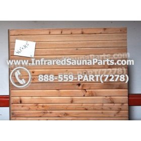 WOOD SAUNA WALLS - HEMLOCK WOOD SAUNA PANEL ( 46.2" x 31.5" ) L 2