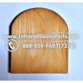 WOOD SHELVES + CUP HOLDERS - HEMLOCK WOOD CUP HOLDER STYLE 11 1