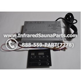 COMPLETE CONTROL POWER BOX WITH CONTROL PANEL - COMPLETE CONTROL POWER BOX JOSEN INFRARED SAUNA STYLE 3 WITH ONE CONTROL PANEL 2