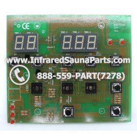 CIRCUIT BOARDS / TOUCH PADS - CIRCUIT BOARD  TOUCHPAD KEYSBACKYARD INFRARED SAUNA YX32764-3 (9 BUTTONS) 1