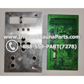 CIRCUIT BOARDS WITH  FACE PLATES - CIRCUIT BOARD WITH FACE PLATE WATERSTAR INFRARED SAUNA  06S065 5