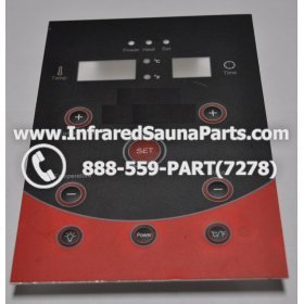 FACE PLATES - FACEPLATE FOR CIRCUIT BOARD WATERSTAR INFRARED SAUNA  06S084 3