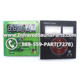 CIRCUIT BOARDS WITH  FACE PLATES - CIRCUIT BOARD WITH FACE PLATE HOTWIND INFRARED SAUNA  06S064 1