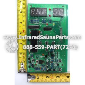 CIRCUIT BOARDS WITH  FACE PLATES - CIRCUIT BOARD WITH FACE PLATE PRECISION THERAPY INFRARED SAUNA 06S065 3