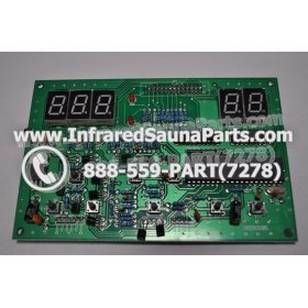 CIRCUIT BOARDS WITH  FACE PLATES - CIRCUIT BOARD WITH FACEPLATE LUX INFRARED SAUNA 06S10195 2