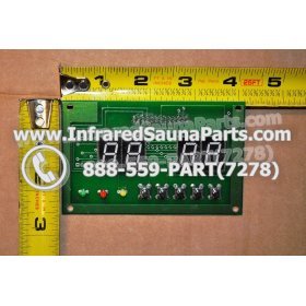 CIRCUIT BOARDS WITH  FACE PLATES - CIRCUIT BOARD WITH FACEPLATE WATERSTAR INFRARED SAUNA 06S10196 3