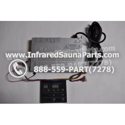 COMPLETE CONTROL POWER BOX WITH CONTROL PANEL - COMPLETE CONTROL POWER BOX VIDAL INFRARED SAUNA STYLE 3 WITH ONE CONTROL PANEL 1