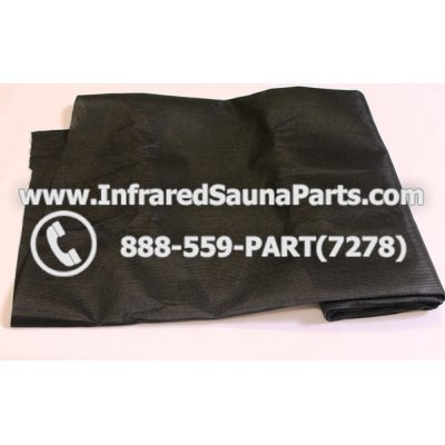 INFRARED SAUNA HEATER ACCESSORIES  - CARBON HEATER COVER IN BLACK 1
