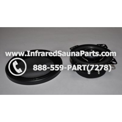 SPEAKER WITH SPEAKER COVER - SPEAKER WITH SPEAKER COVER  HI POWER 4ohm WITH DOME TWEETER 1