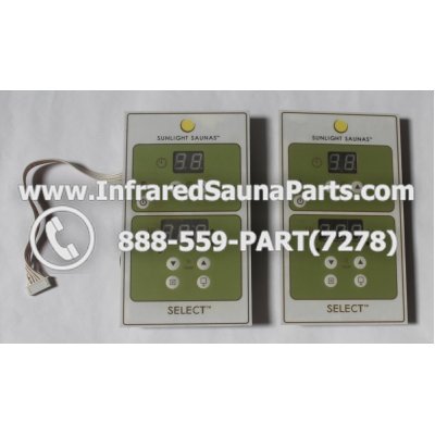 CIRCUIT BOARDS WITH  FACE PLATES - CIRCUIT BOARD WITH FACE PLATE SUNLIGHT SAUNAS SELECT COMBO 1