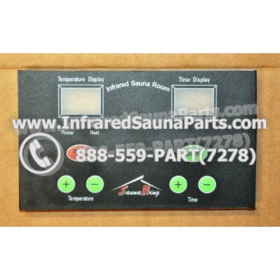 FACE PLATES - FACEPLATE FOR CIRCUIT BOARD SAUNA KING INFRARED SAUNA NYSN2DB V3.2F 1